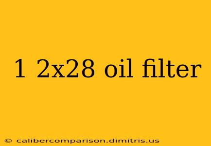 1 2x28 oil filter