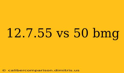 12.7.55 vs 50 bmg