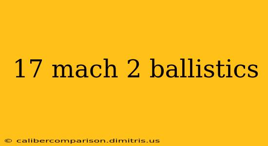 17 mach 2 ballistics