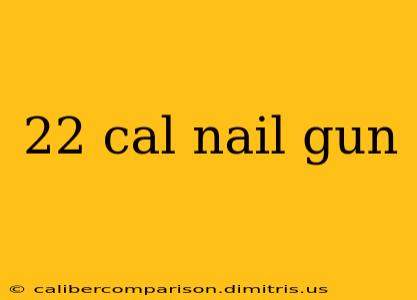 22 cal nail gun