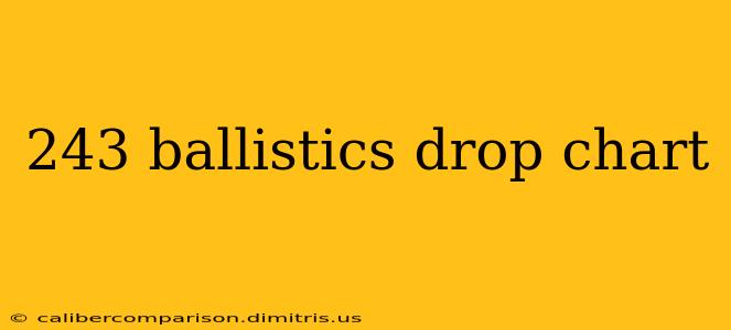 243 ballistics drop chart