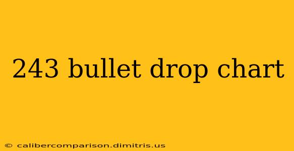 243 bullet drop chart