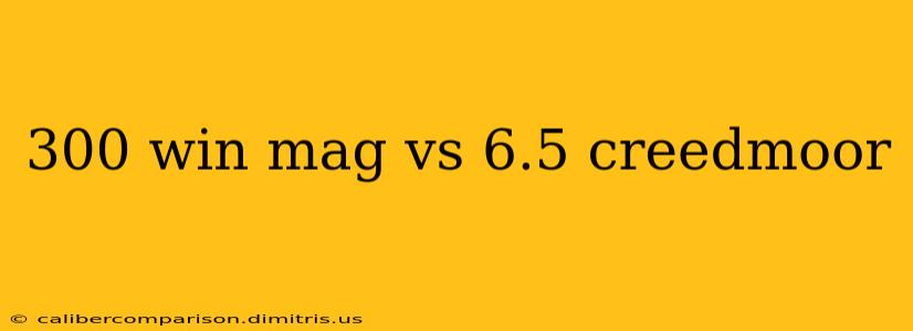 300 win mag vs 6.5 creedmoor