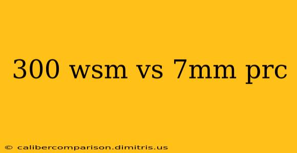 300 wsm vs 7mm prc