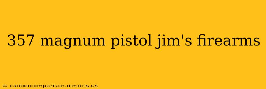 357 magnum pistol jim's firearms