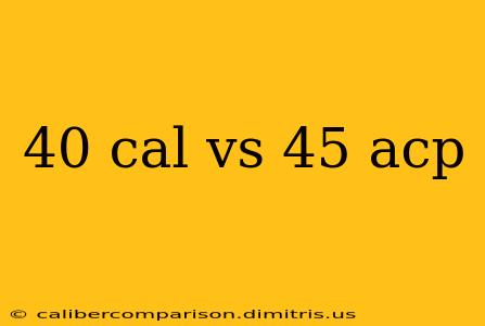 40 cal vs 45 acp