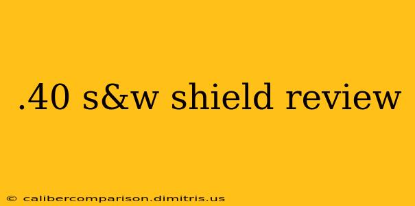 .40 s&w shield review