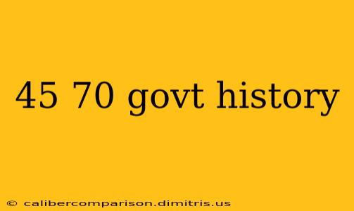 45 70 govt history