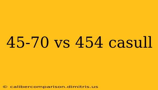 45-70 vs 454 casull