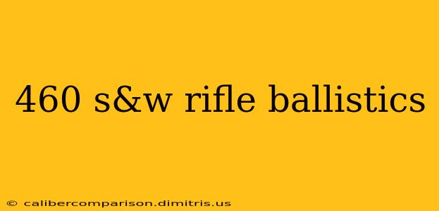 460 s&w rifle ballistics