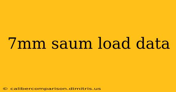 7mm saum load data