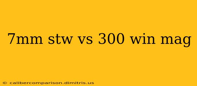 7mm stw vs 300 win mag