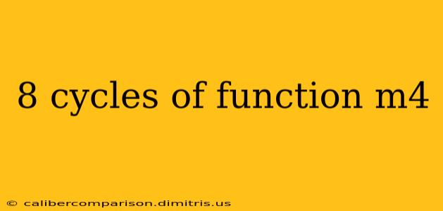 8 cycles of function m4