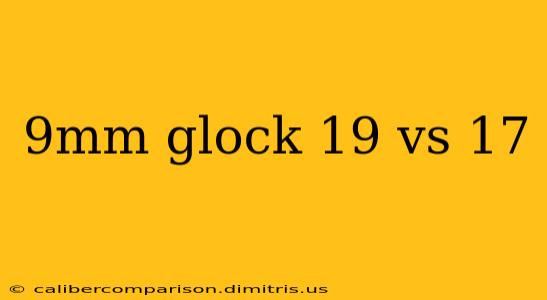 9mm glock 19 vs 17