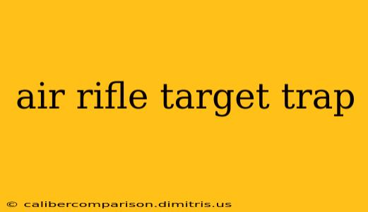 air rifle target trap