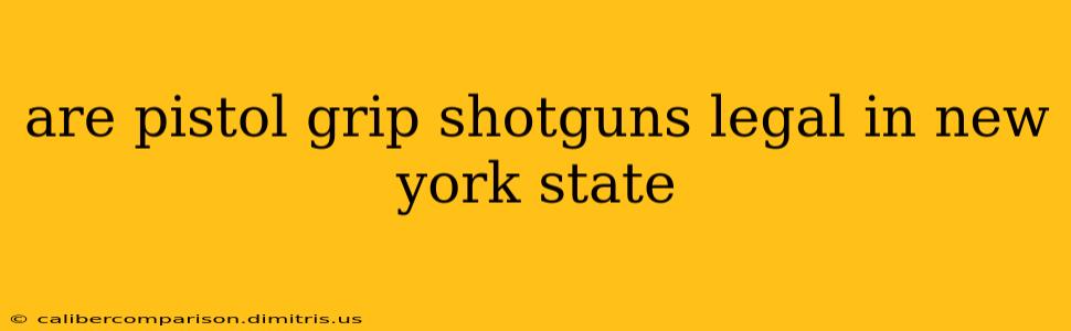 are pistol grip shotguns legal in new york state