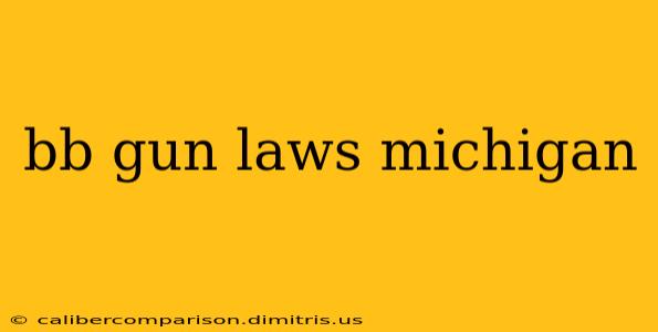 bb gun laws michigan