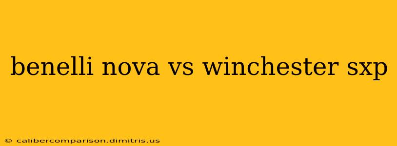 benelli nova vs winchester sxp