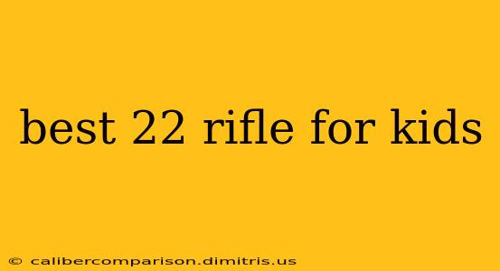 best 22 rifle for kids