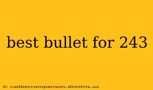 best bullet for 243