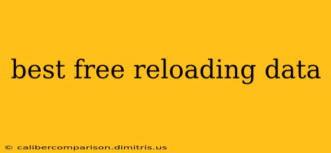 best free reloading data