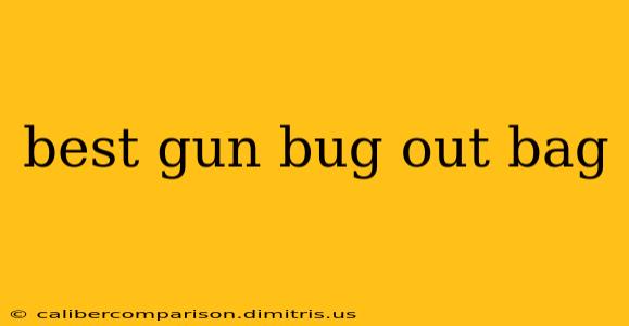 best gun bug out bag