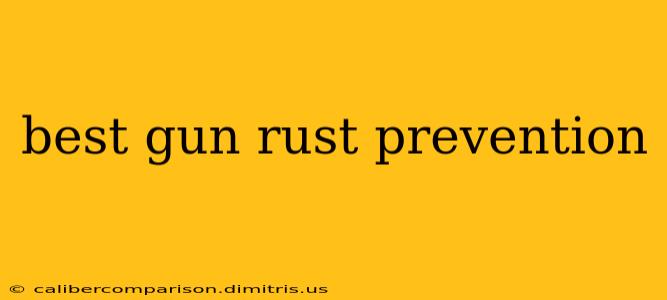 best gun rust prevention