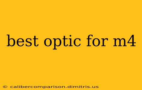 best optic for m4