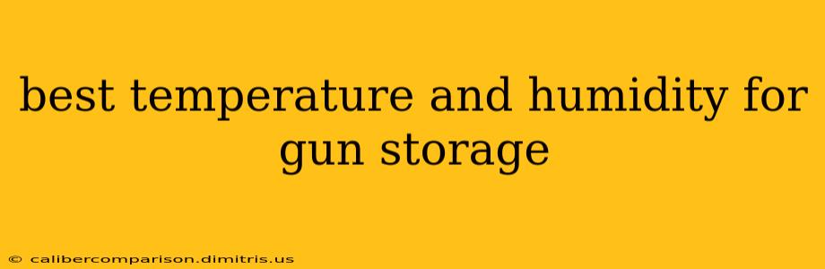 best temperature and humidity for gun storage