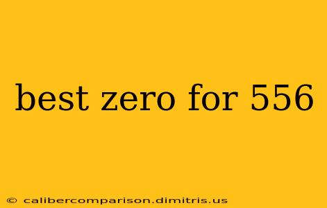 best zero for 556