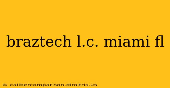 braztech l.c. miami fl