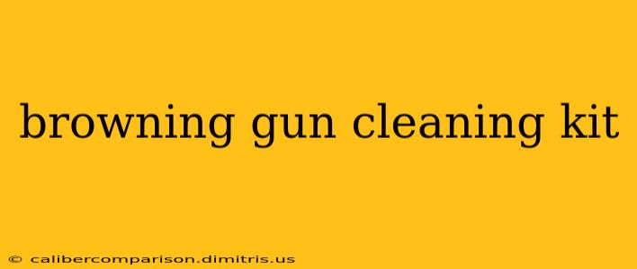 browning gun cleaning kit