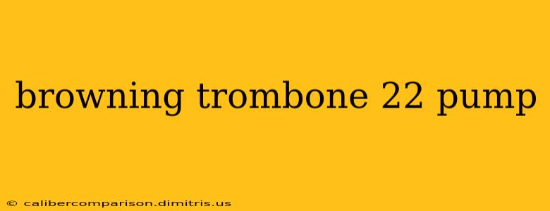 browning trombone 22 pump