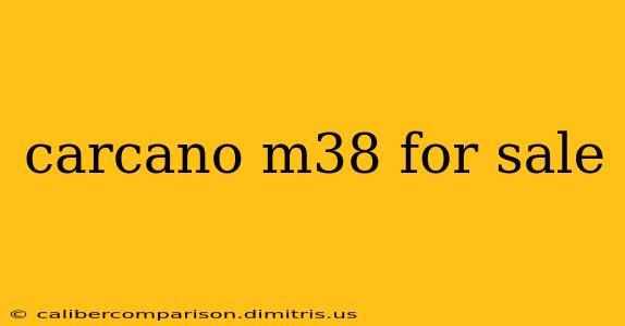 carcano m38 for sale