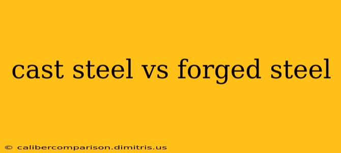 cast steel vs forged steel