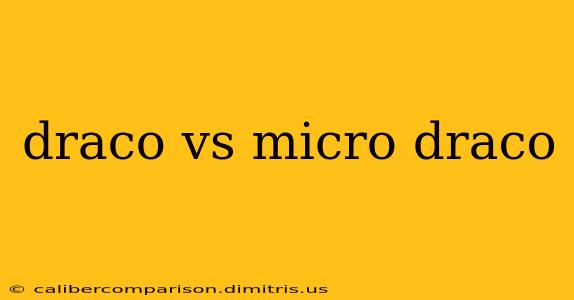 draco vs micro draco