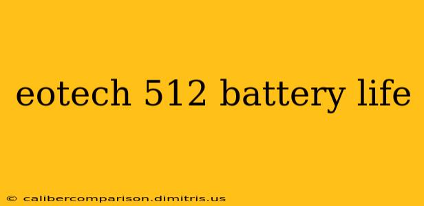 eotech 512 battery life