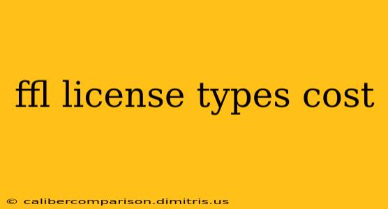 ffl license types cost