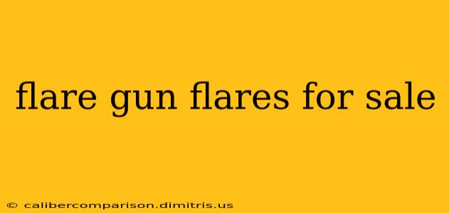 flare gun flares for sale