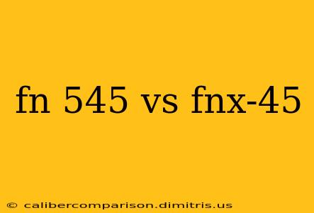 fn 545 vs fnx-45