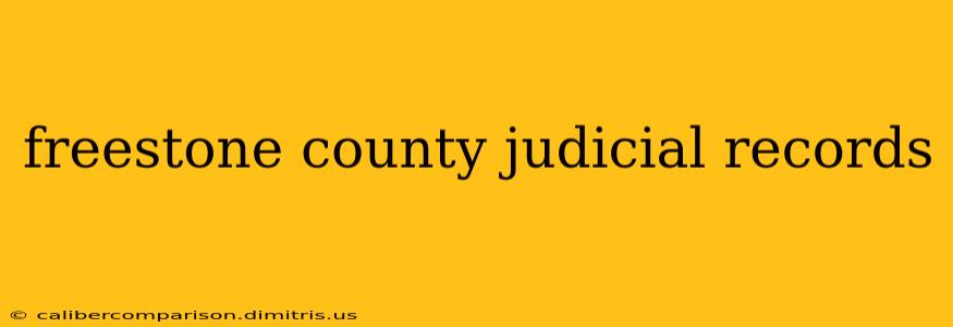 freestone county judicial records