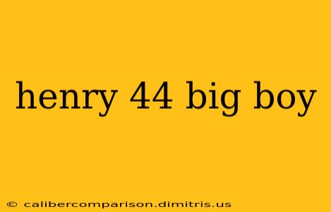 henry 44 big boy