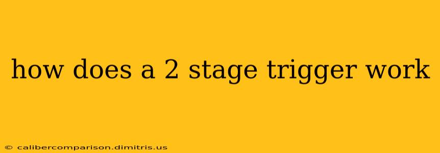 how does a 2 stage trigger work