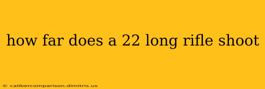 how far does a 22 long rifle shoot