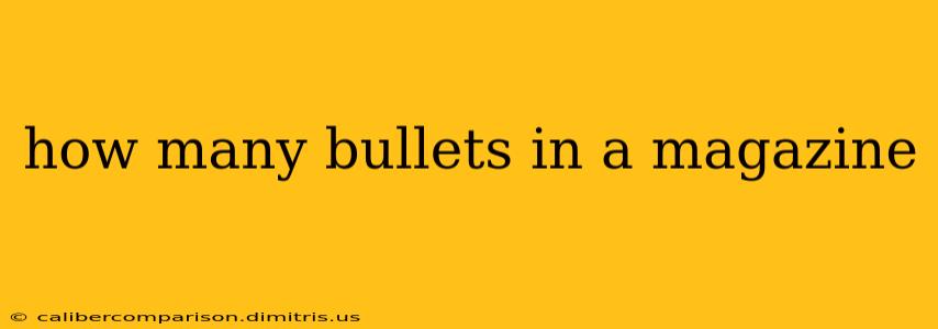 how many bullets in a magazine