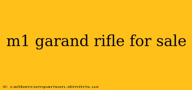 m1 garand rifle for sale