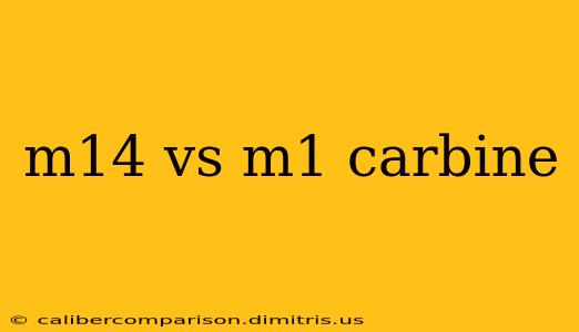 m14 vs m1 carbine