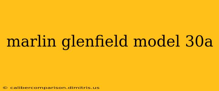 marlin glenfield model 30a