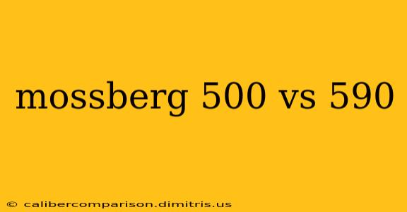 mossberg 500 vs 590