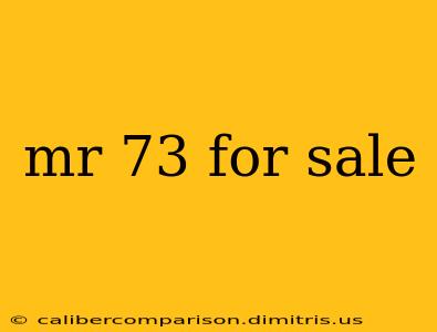 mr 73 for sale